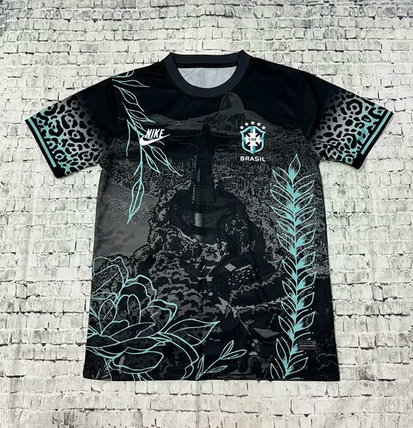 AAA Quality Brazil 24/25 Special Black/Green Soccer Jersey